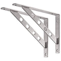 YUMORE 12 Inch Shelf Bracket, Heavy Duty L Bracket, 2 Pack - size: 12"(Soild)