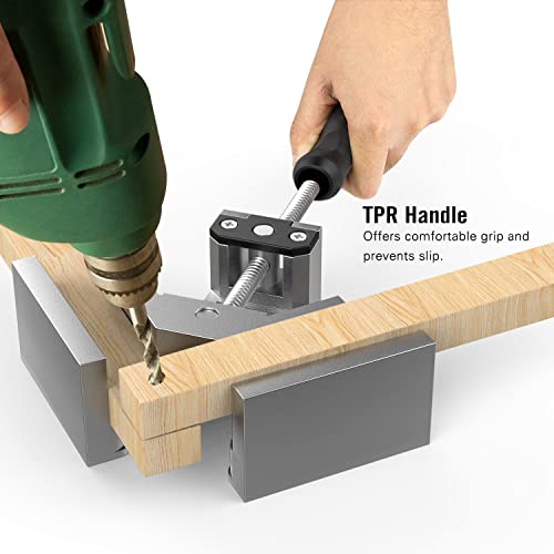 Housolution Right Angle Clamp, [4PACK] 90° Aluminum Alloy, Silver Gray - color: Silver Gray