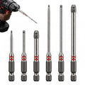 6 Piece Pagoda Shaped Drill Bit, Hex Bit Set, Magnetic Screwdriver Bits, Pagoda Design, Suitable for Hexagonal Sizes of 1.5-2mm, 2.5-3mm, 4-5-6mm, for Drills and Wrenches