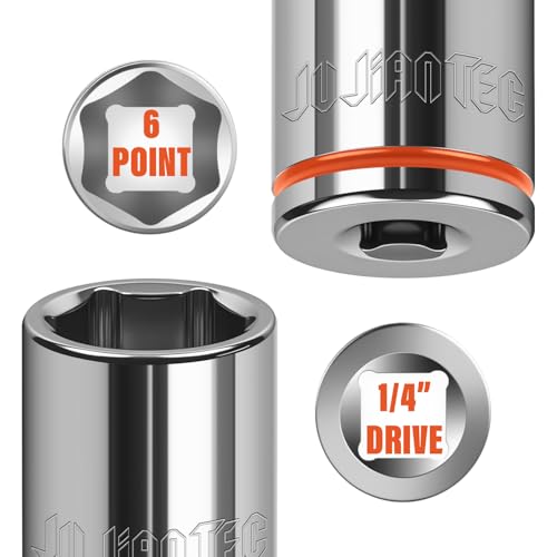 1/4" Drive Metric Master Socket Set, 14-Piece, 4mm-15mm - size: Shallow, style: 14pcs-metric