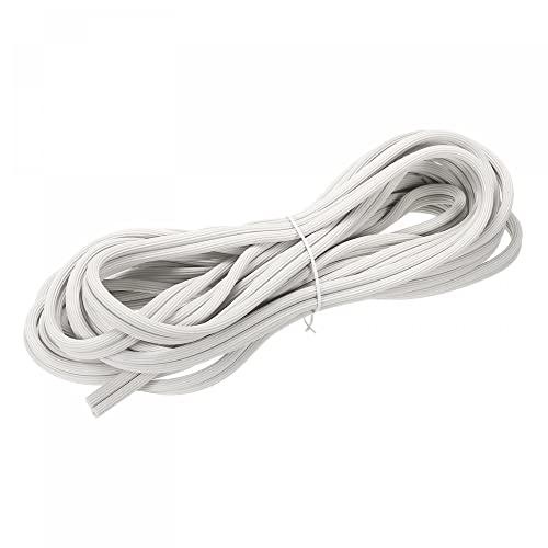 uxcell Screen Spline, 15M/49.21Ft Silicone Sealing Strip 6.5mm OD White - size: 6.5mm x 15M