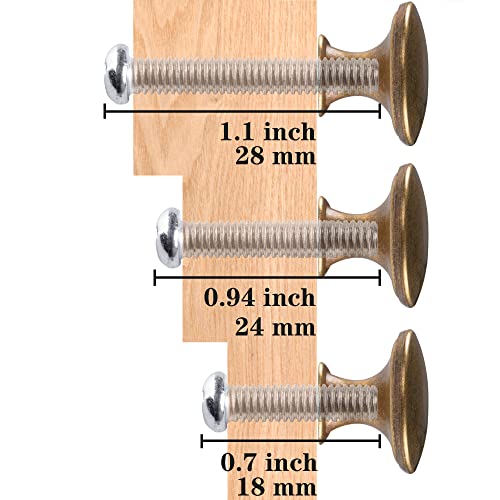 8 Pack Delicate Design Round Antique Breen Bronze Kitchen Cabinet Knobs Cupboard Door Knobs 1.18-INCH Breen Bronze Drawer Handle Pulls Dresser Knobs with 8 Pcs Screws for Bathroom Drawer Door Hardware - color: Breen Bronze