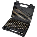 30Pcs(1/16"-1/2") Cobalt Drill Bit Set M35 HSS Jobber Length - size: 30pcs Hex Shank, 1/16"-1/2"