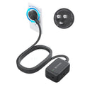 TROND 360 Rotating Flat Plug Extension Surge Protector 6 ft, 3 AC, Black - color: Black, size: 6 ft, style: With Surge Protection
