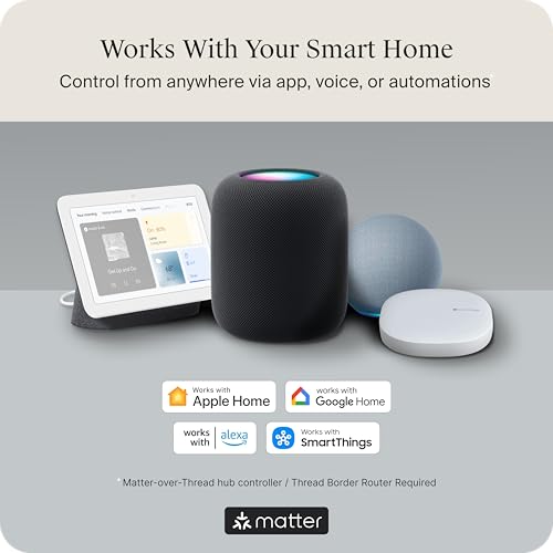 Level Bolt Smart Deadbolt - Make Your Lock Smart Without Changing Keys or Hardware - Matter-Over-Thread - Keyless & Remote Access via Apple, Alexa, Google Home, SmartThings