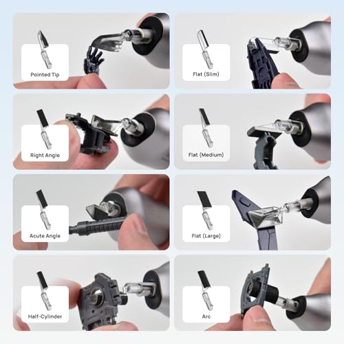 HOZO NeoSander Reciprocating Detail Sander, Mini Electric Pen Sander with 13000 SPM Linear Motion, Adjustable Stroke for Precision Sanding, Ideal for 3D Printing, Model Making, Crafts & DIY Projects - style: NeoSander