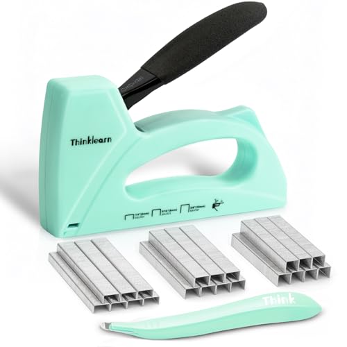 Light Duty Staple Gun for Wood, Upholstery Staple Gun for Classroom - color: Green