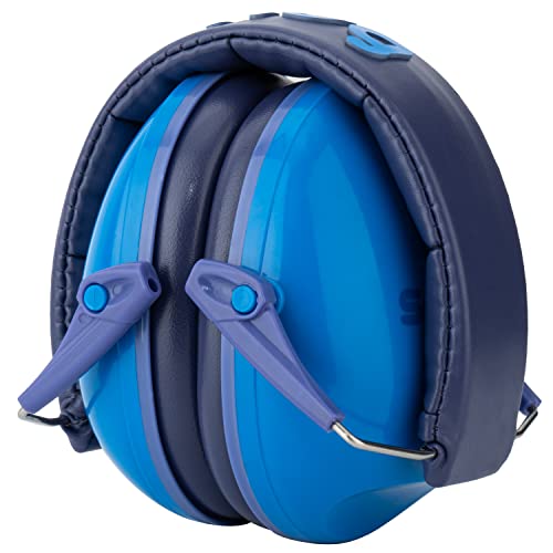Snug Kids Earmuffs – Noise Reduction for Toddlers & Children – Adjustable, Lightweight, Foldable, Soft & Comfortable - Blue