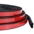 Pangda 35ft Foam Rubber D Shape Seal Strip 0.75" W x 0.38" H Self Adhesive EPDM Rubber Weather Stripping RV Slide Out Seal Heavy Duty Automotive Weather Stripping for Car Truck RV Boat Home - size: 35ft, style: 0.75" W X 0.38" H
