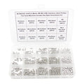 420PCS Metric M2 M2.5 M3 Stainless Steel Phillips Flat Head Machine Screws Hex Nuts Assortment Kit - size: M2/M2.5/M3