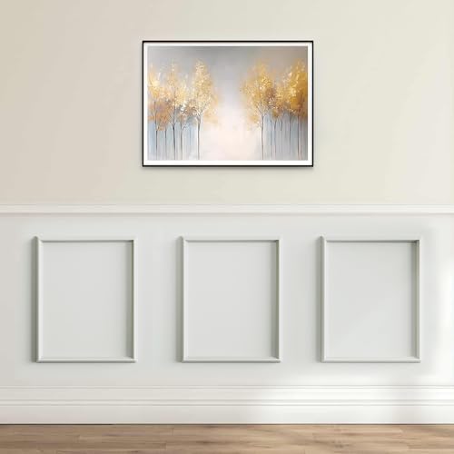 Melkus Peel and Stick Wall Molding Kit, 3 Sets 16" x 20" Precut Wainscoting Panels, Self Adhesive Molding Trims for Interior Wall Décor - size: 3 Set/16"x20"