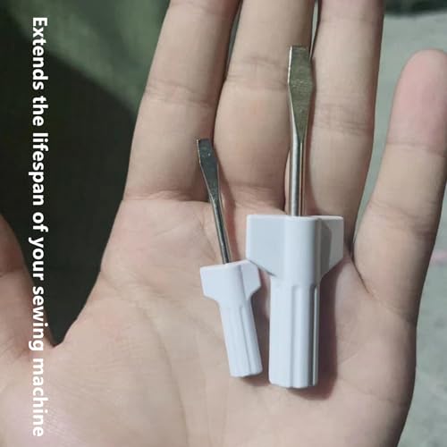 6 Piece Serger Sewing Machine Cleaning Repair Tool, Tweezers Double Headed Lint Brush Screwdrivers for Repair Overlock, Serger Service and More Sewing Machines