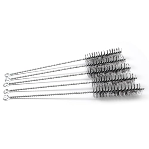 Utoolmart Wire Tube Brushes, 1.0-inch Diameter, 12-inch Long, 5pcs - color: 5pcs, size: 2.5cm