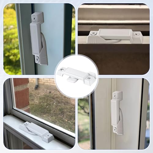 Saillong 3 Pack Window Sash Locks Compatible with Prime-Line F2590, White - color: White