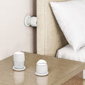 Stick on Headboard Wall Potector 1.6-2.6 inches Adjustable -White 2 Pcs - color: White - 2 Pcs