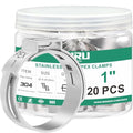 OURU 20PCS 1 Pex Crimp Rings, 304 Stainless Steel Pex Fittings - size: 1" × 20PCS