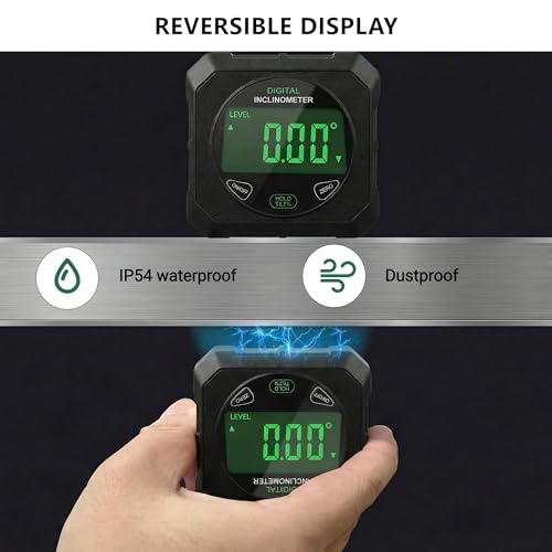 Digital Angle Finder, Strong Magnetic, LED Display Backlight