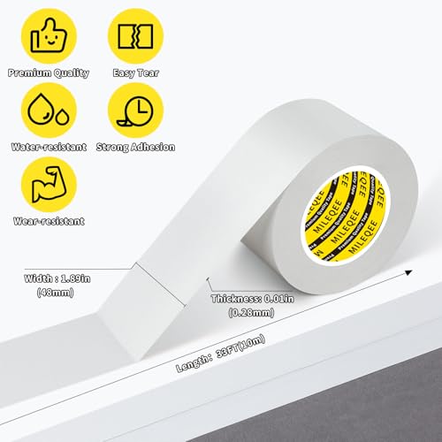 Cloth Duct Window Seal Strip Tape,White,1.89inch x 33FT - color: White, size: 1.89inch x 33FT