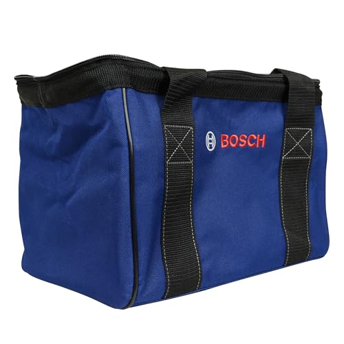 Bosch 2610041759 Heavy-Duty 13x9x9 Dark Blue Canvas Tool Bag