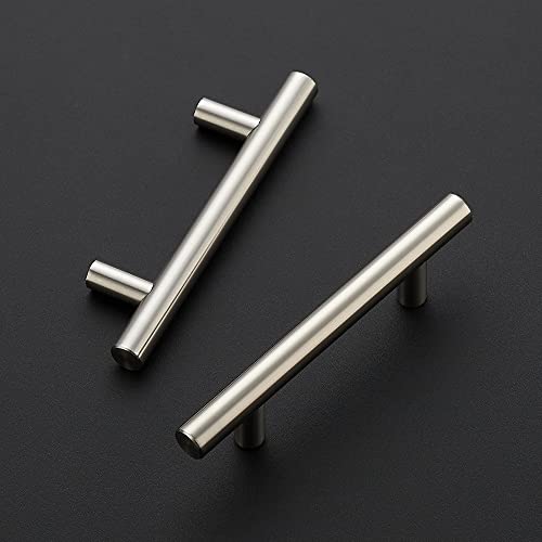 Ravinte Cabinet Handles,5" Length,3" Hole Center,Brushed Nickel,30 Pack - color: Satin Nickel