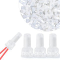 Nilight 300PCS CE5 Closed End Crimp Terminal 12-10 Gauge Nylon Insulated - color: 300PCS 12-10# Terminals
