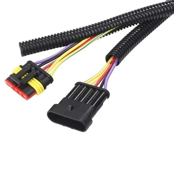 5 Feet 3/4" 19mm Split Wire Loom Conduit Polyethylene Tubing Black Color Sleeve Tube - color: 3/4" (19mm), size: 5 Ft