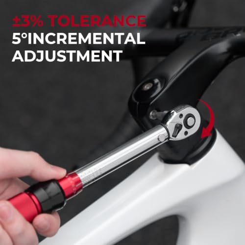ROCKBROS Bike Torque Wrench 1/4 Inch 13-Piece Kit