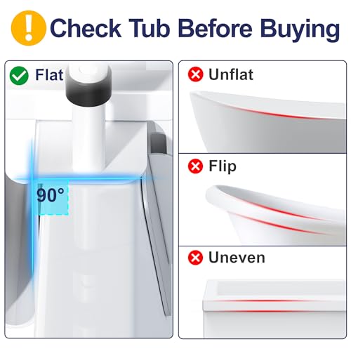 Adjustable Bathtub Handle Grab Bar, Bathtub Safety Rail & Shower Grab Bars