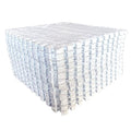 12pcs Tiled Puzzle Play Mats, White - color: White