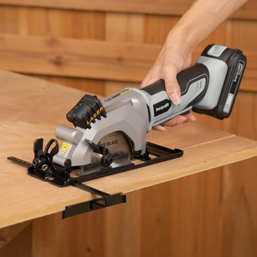 Mini Circular Saw Cordless 20V Compact Saw with Laser Guide - style: Cordless 2A