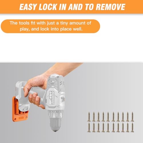 Tool Holder Compatible for Ridgid 18V Drill - size: 5 PACK，fit for R87004 18V Tool