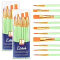 ESRICH 20PCS Paint Brushes, Paint Brush for Acrylic Painting - color: Green, size: 20