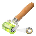 Ouzorp Automotive Car Sound Deadening Roller，Bearings Equipped No Nut Loosening Sound Deadening Mat Wallpaper Application PU Rubber Wheel Roller Tool Seam Roller