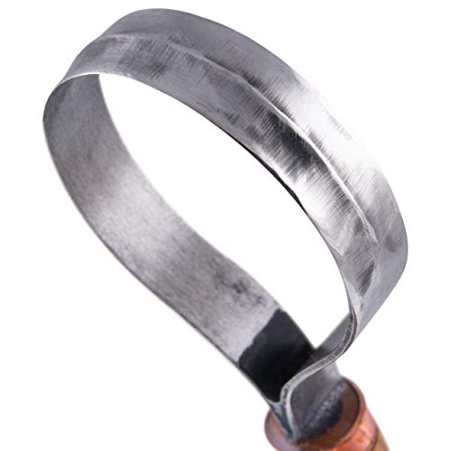 Wood Carving Scorp Knife | Round Carving Tool for Spoons, Bowls, and Cups | Spoon Bowl Carving Tools | Beginners | Oak Wood Handle with Carbon Steel Blade (3'in full scorp) - size: 3.5"