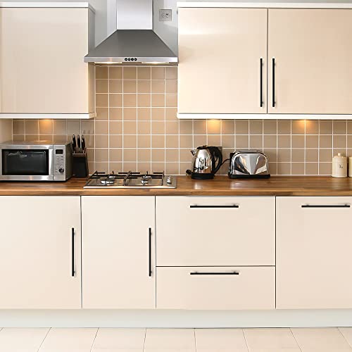 Ravinte Matte Black Cabinet Handles 10" Length,7-1/2" Hole Center,10 Pack - size: 10 Inch（7-1/2 Inch Hole Center）