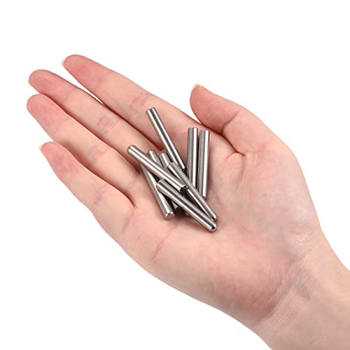 uxcell 5x35mm Dowel Pins, 5pcs 304 Stainless Steel Round Head Flat Chamfered End Dowel Pin Bunk Bed Pins Shelf Pegs Support Shelves Fasten Elements - size: 5x35mm