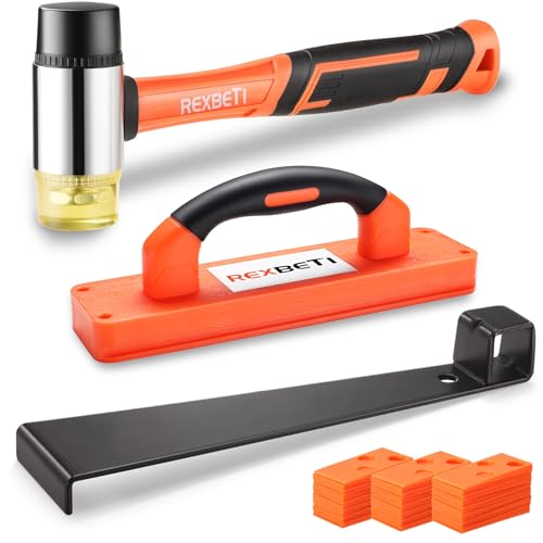 REXBETI Laminate Wood Flooring Installation Kit, LVP/Vinyl Flooring Tools - style: 43-Piece Premium Flooring Installation Kit