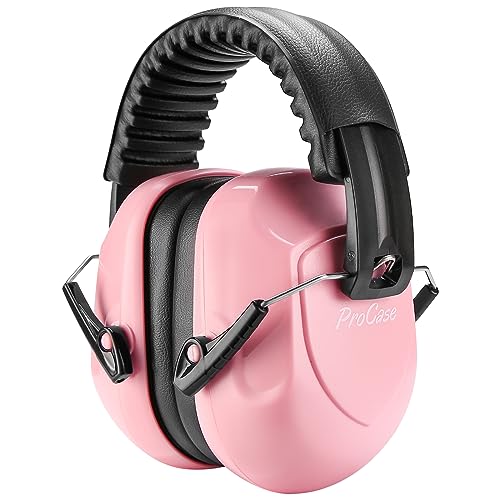 ProCase Hearing Protection Ear Muffs SNR 33dB, Noise Cancelling Headphones - color: 1 - Pink