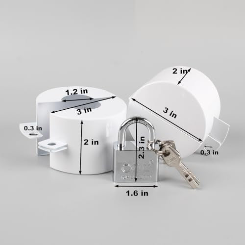 Door Knob Lockout Device, White - color: White