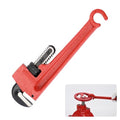 10" Double-Ended Valve Wrench 1/2" Opening & Pipe Wrench 1/8" - 1-1/2" - size: 10 Inches