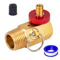 Air Tank Manifold Tool with Fill Port, Performance Tool W10056 Air Tank Manifold ，Ball Valve and Relief Bypass 1/2" NPT Tank x 1/4" NPT Hose x 1/8" NPT Gauge，for Air Compressor Carry Tank - size: 1PC 1/2" NPT Air Tank Replacement Manifold