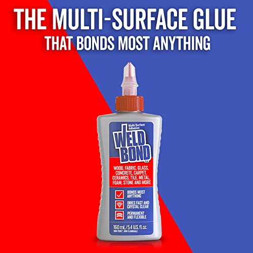 Multi-Surface Non-Toxic Adhesive Glue. Bonds Most Anything ! Glue Gallon for Wood Glue or Crafts Fabric Glass Mosaic Carpet Ceramic Tile Cement Metal Stone & More. 101 oz - 3L - 2Pack - size: 101 Fl. Oz - 2 Pack