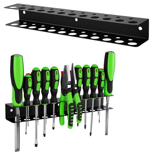 1Pack Screwdriver Plier Organizer Wall Mount Wall Mount Tool Storage Rack