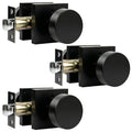 Interior Privacy Door Knob, Matte Black 3 Pack - color: Matte Black