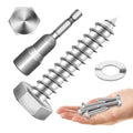 (20Sets) 1/4" x 1-1/2" Hex Head Lag Bolts, Heavy Duty Lag Screws with Washers, 304 Stainless Steel Bolts 18-8, Lag Screws Wood Screws, Partial Thread Bright Finish, 1/4 Bolt by Mywish - size: 1/4 x 1-1/2" (20 set)