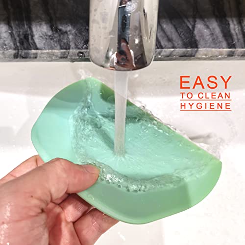 2 Pieces Plastic Bench Scraper, Dough Cutter with Measuring Scale, Green - color: Green