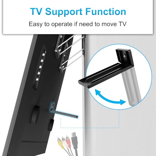 Ultra Slim TV Wall Mount for 37-86 inch, Weight Max 165 lbs | 0.37'' low profile TV Wall Mount, for Flat & Frame TV, VESA 200 x 200- 600 x 400 mm, Flush to Wall - size: 37-86''