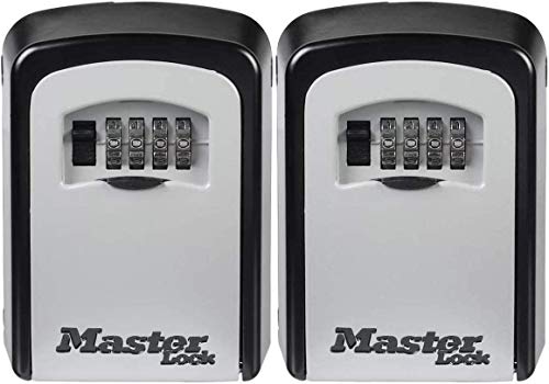 Key Storage Lock, Resettable, Holds 5 - size: 5 Key Capacity (Pack of 2), style: Standard Dial