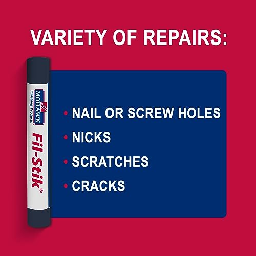 Mohawk Fil-Stik, Wax Putty Stick for Wood Repair, Snowdrift #Pt200, M230-0026, 1 Count