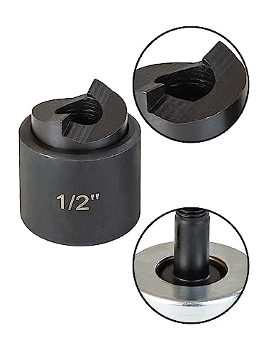1/2" Conduit Knockout Punch with Manual Draw Stud 0.89" Hole - style: 1/2" knockout punch